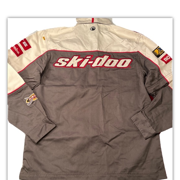 Ski-Doo | Shirts | New Skidoo Bombardier Button Shirt Embroidered Rotax ...